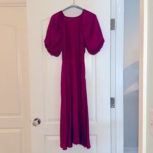 Xs A New Day midi fuscia dress -worn once